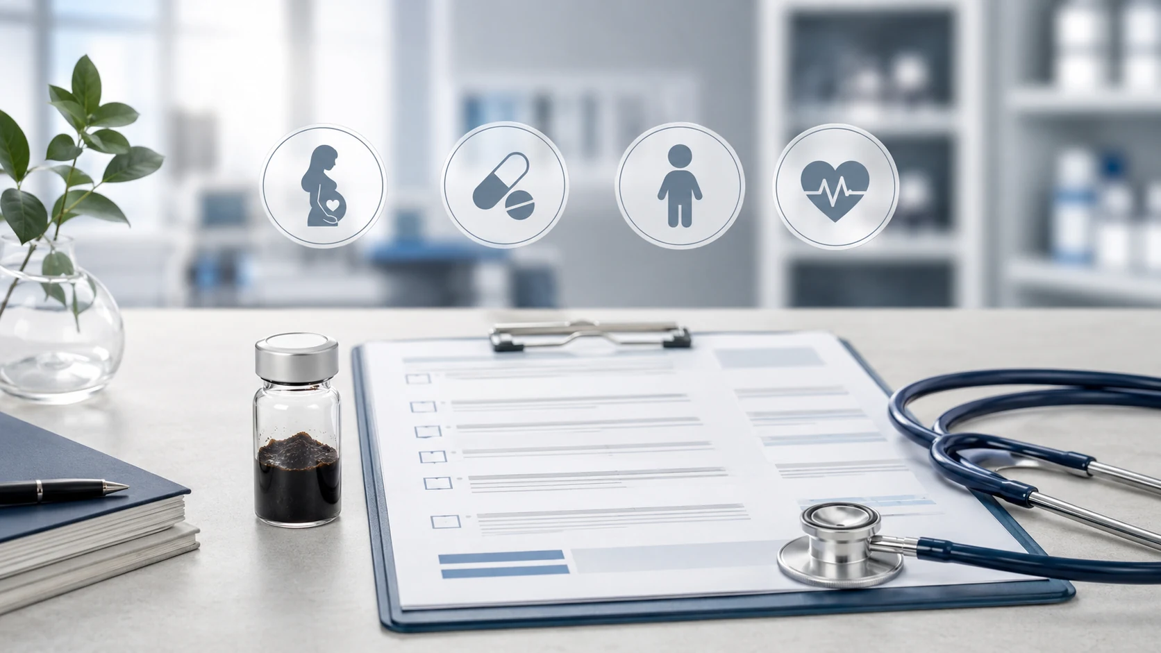 Clinical safety screening for Shilajit use during pregnancy, medication use, childhood and medical conditions